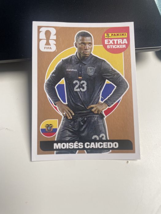 Caicedo extra sticker Panini WC26