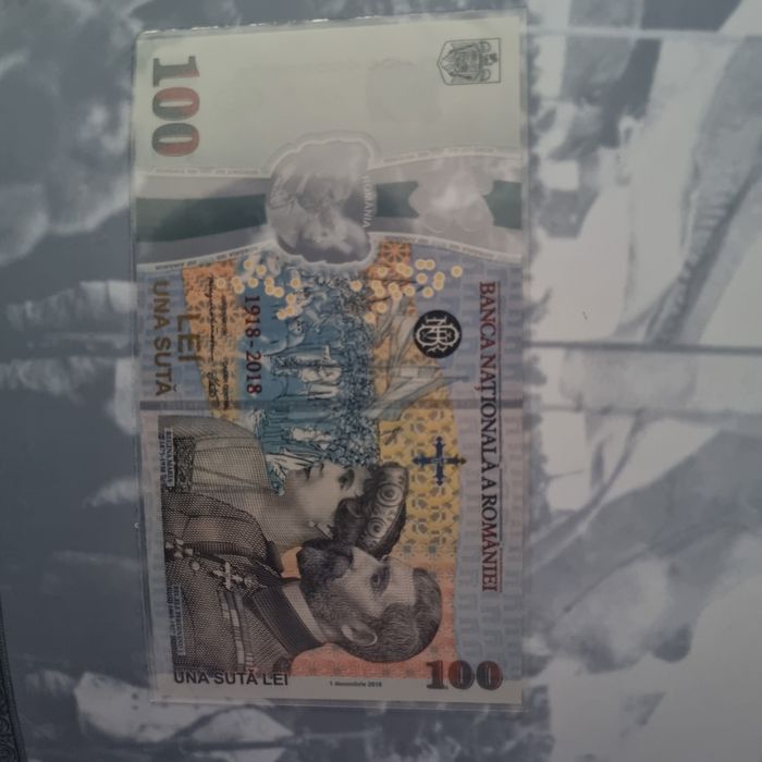 Bancnota 100 lei 2018 centenar