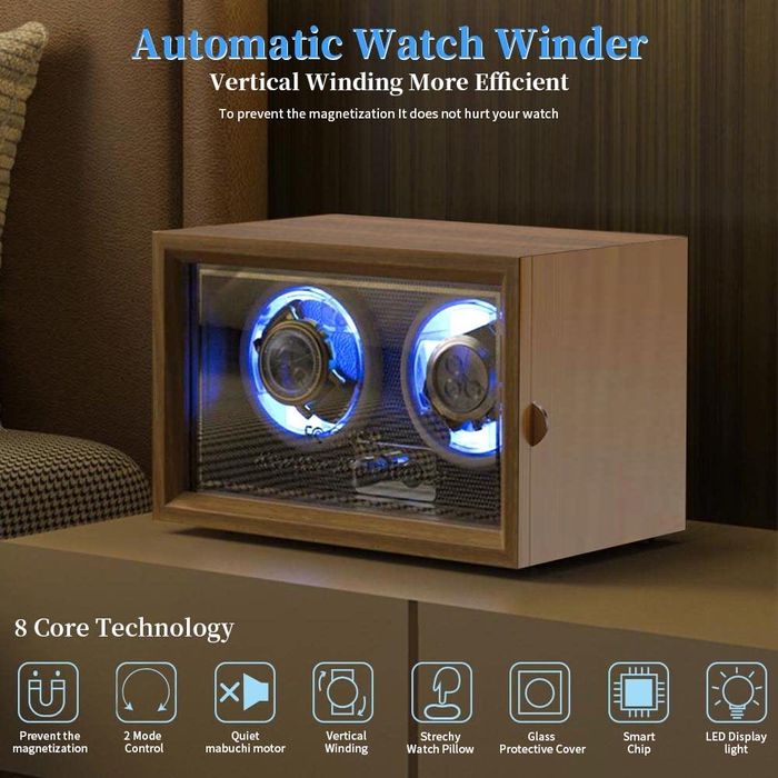 Шкатулка для часов с автоподзаводом (виндер) Доставка