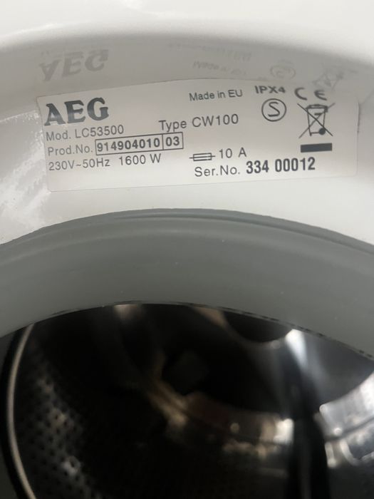 Малка пералня AEG 3кг