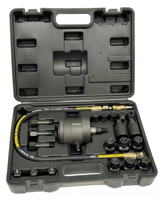 Комплект пневматичен обратен чук за вадене на дизелови инжектори