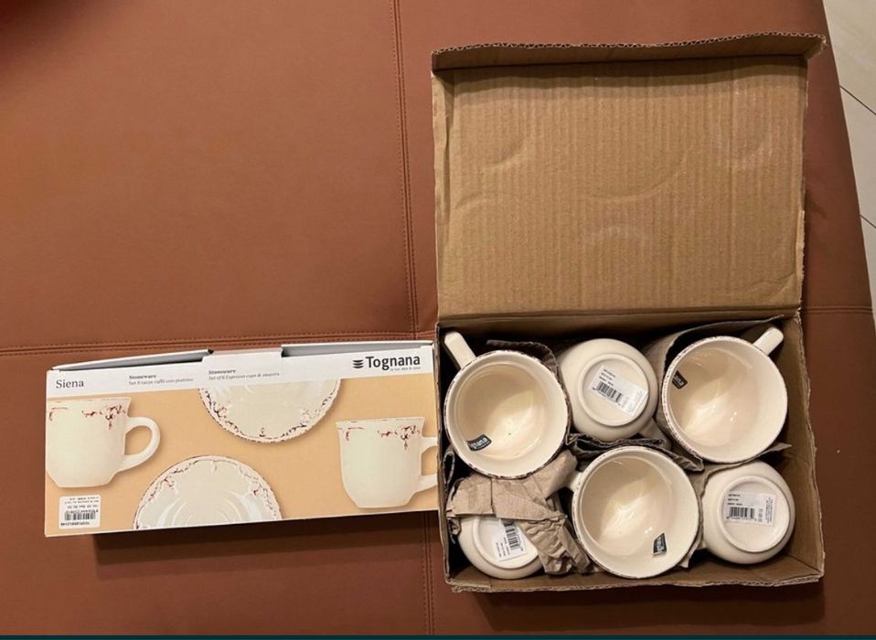 Set nou cesti cafea Tognana