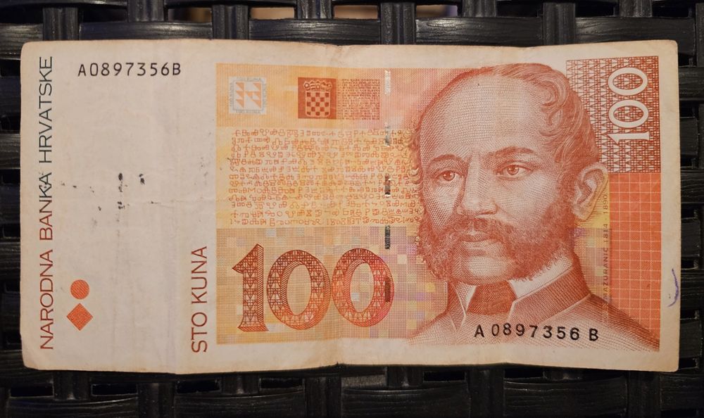 100 Хърватски Куни / 10 Хърватски Куни !