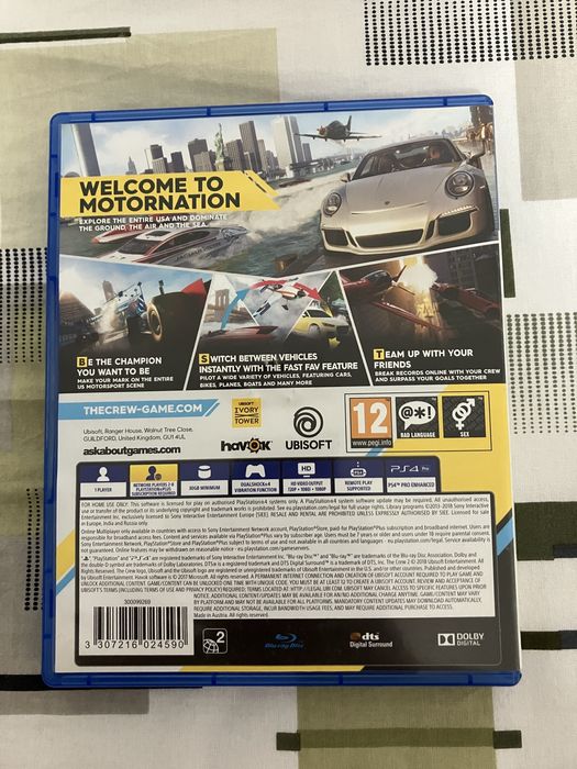 Игра За Ps4 The Crew2