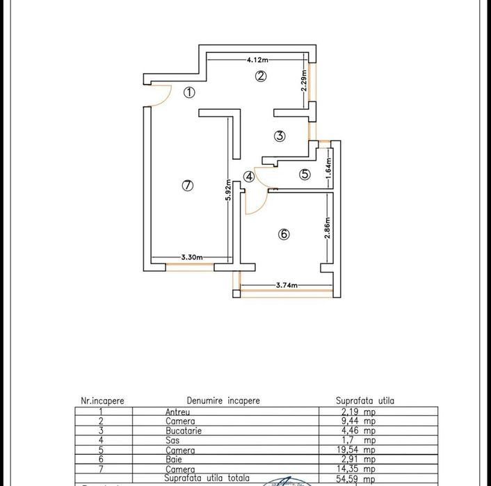 Apartament 3 camere semidecomandate | Plopilor Vechi