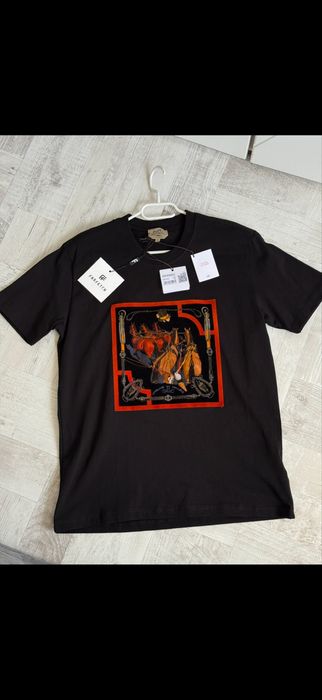 Tricou Herrmes Balenciaga off white LV