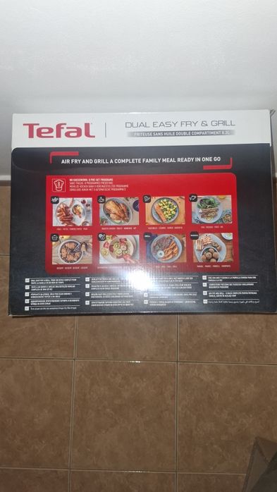 Friteuza dubla cu aer cald Tefal