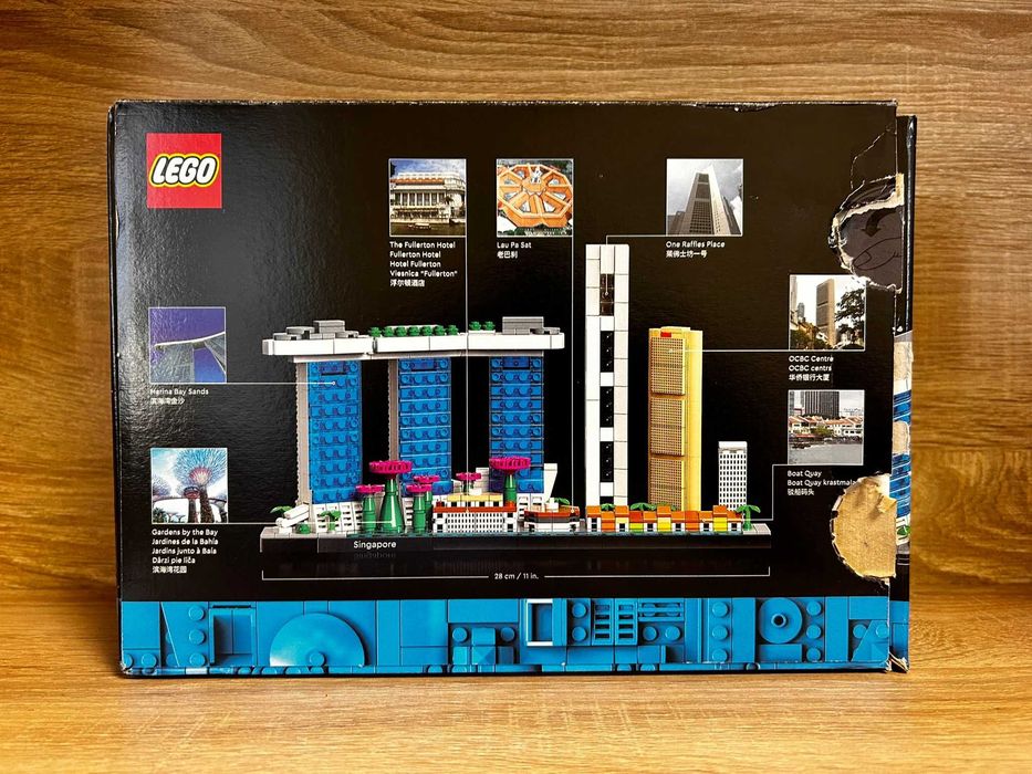 LEGO Architecture Singapore 21057, 827 piese