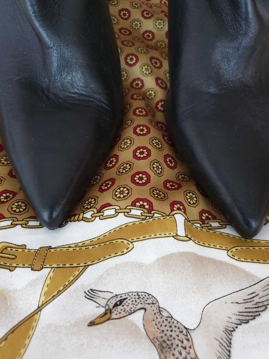 Saboti pantofi piele naturala H&M Zara Massimo Dutti Musette