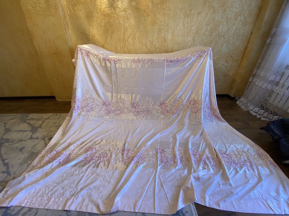 2 шторы и тюль