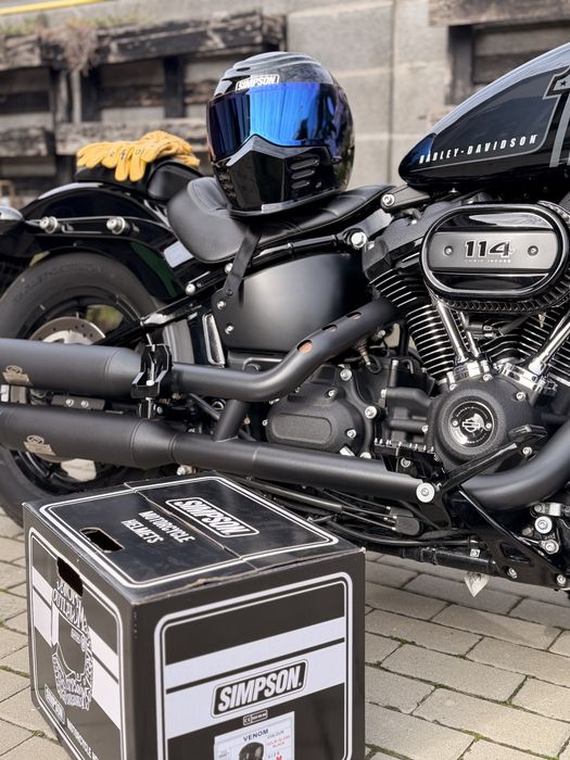 Cască Simpson Outlaw Bandit 3 – M58 – două viziere