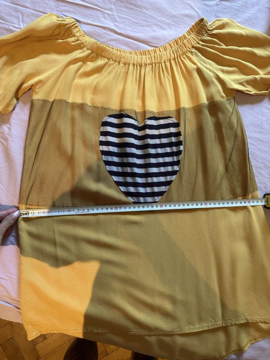 Широка туника с декорация сърце