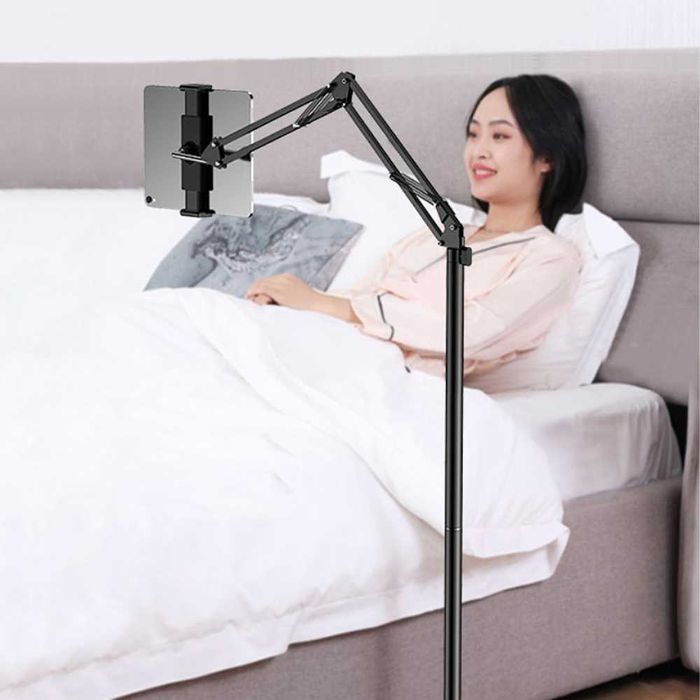 HSU L10 Pro  подова стойка за таблет/телефон – захват до 33 см, 360°