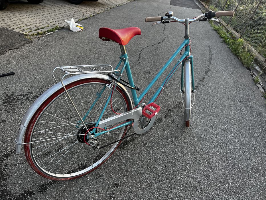 Bicicleta Retro turcoaz