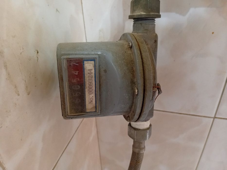 Счётчик газовый рабочий б/у