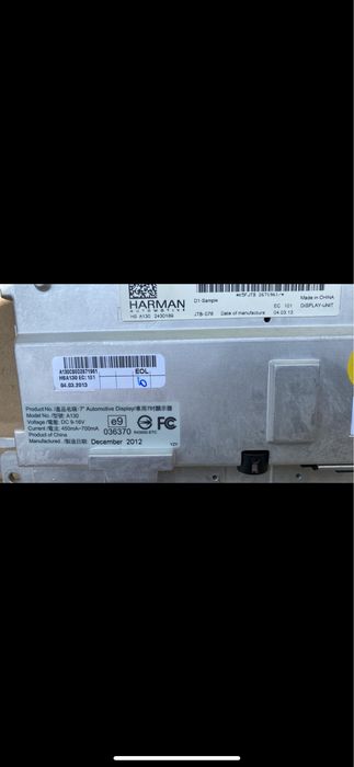 Дисплей навигация Audi A5/A6/Q5