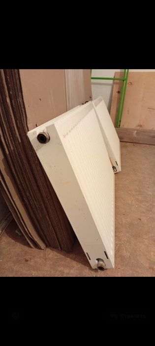 Б/у батарея на стенная