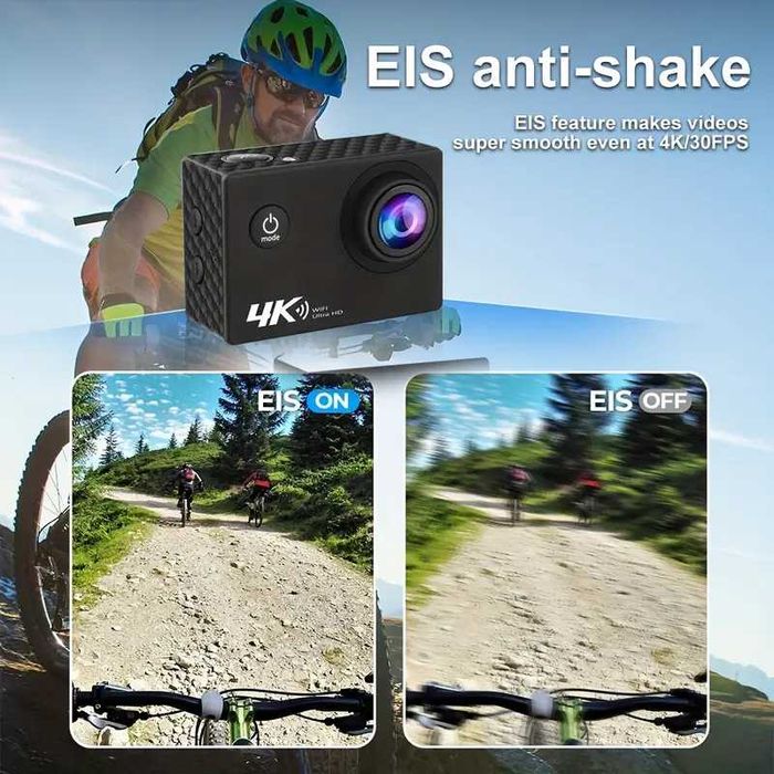 Ourlife AT-Q1 Action camera 4K Ultra HD,  Wi-Fi