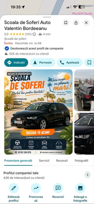 Scoala de Soferi Auto Bucuresti/Ilfov