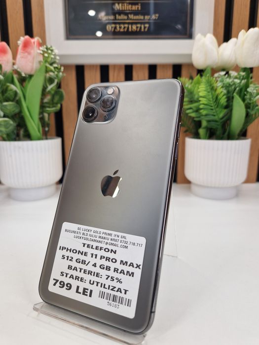 Iphone 11 Pro Max 512GB / 4GB RAM 75% Baterie Garantie! #56183