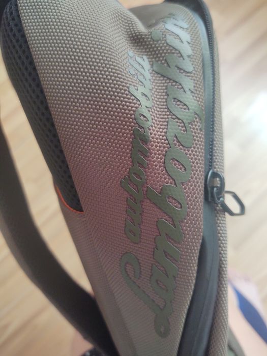 Rucsac Lamborghini verde made in Italy