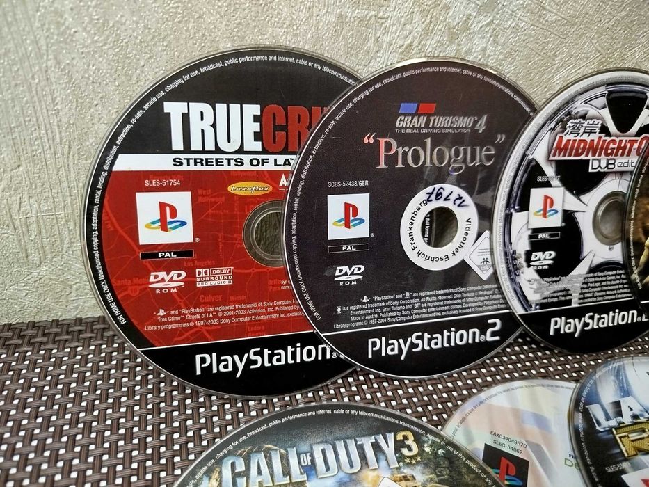 Playstation 2 ps2 диски Оригинальные лотом