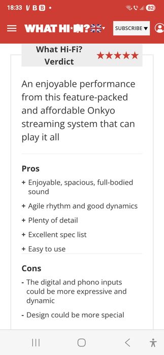 Amplificator integrat Onkyo tx 8150  2x135W