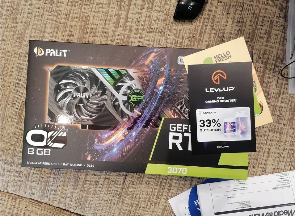 Продавам видео карта PALIT RTX3070, PCIE