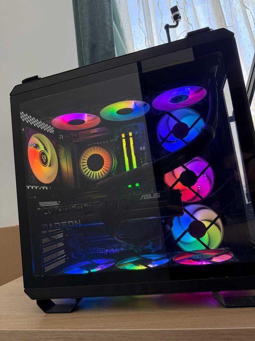 Pc Gaming superb Ryzen 7 9800 X3D RX9070XT X870 Tomahawk 32GB DD5 2TB SSD PCIe 5, totul in garantie, facturi
