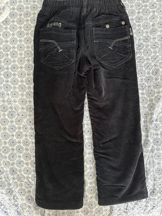 Pantaloni negri, grosi, captusiti