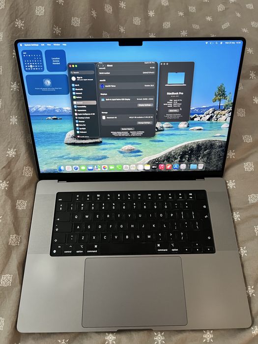Macbook m1 pro 16.2 inch, 16GB RAM, 512GB SSD, impecabil!