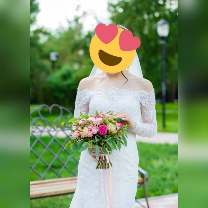 Роскошное свадебное платье