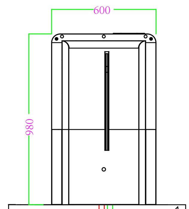 Turboo Compact Flap Barrier Gate EF2213. Турникет