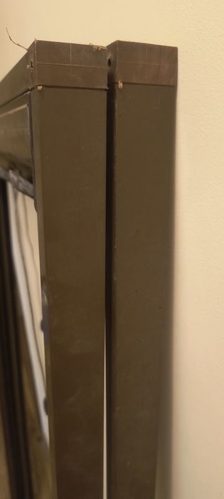 Алуминиеви ролетни комарници - кафяво 2 бр.