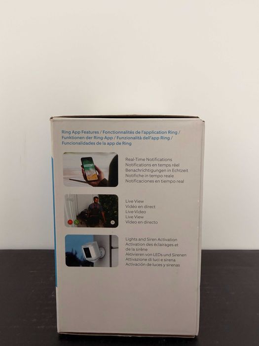 Ring Spotlight Cam Plus, Wi-Fi, Vedere nocturnă, Video HD
