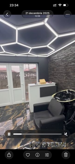 Închiriez frizerie complet utilata si mobilata in orasul Mizil