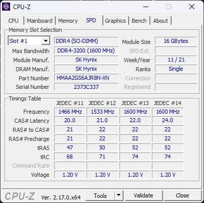 16GB DDR4 за лаптоп/mini PC ,DDR4-3200, SODIMM RAM