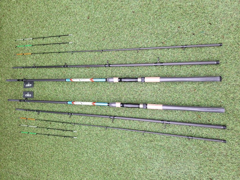 Set 2 lansete de carbon PRO FL ROYAL X Feeder 3.90m 60-180g