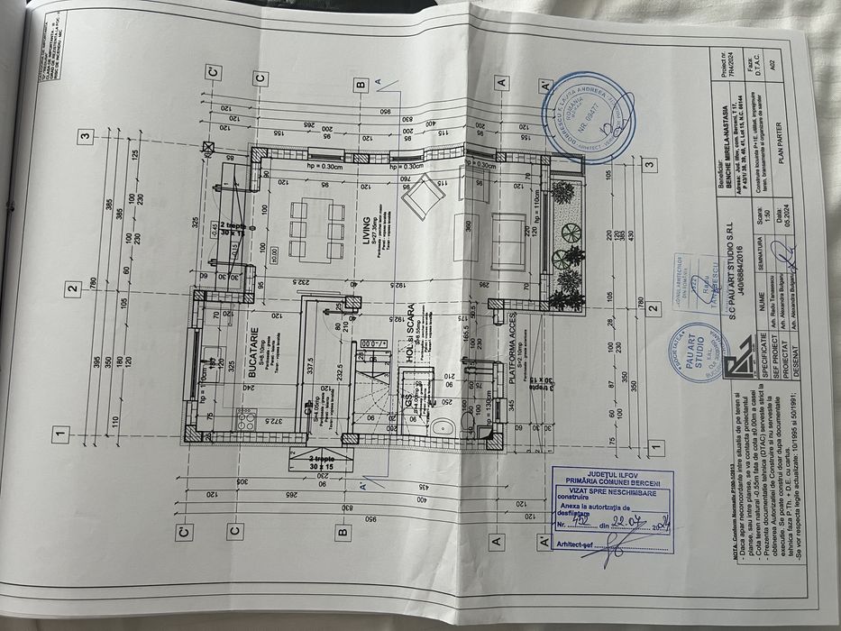 Teren 250 mp Berceni-deschidere 16 m-proiect+autorizatie-zona Mecaniza