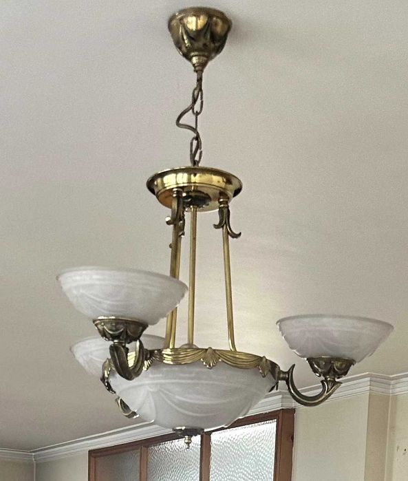 Класически висящ полилей от месинг