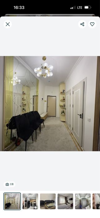 Олмос 3хона кв Евро ремонт сотилвоти Бонуслари бн