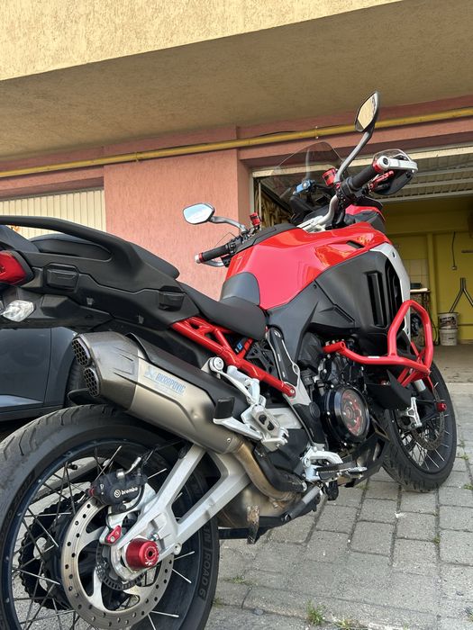 Ducati Multistrada V4S (2022) - Akrapovic - Clear Clutch Cover - Impecabilă