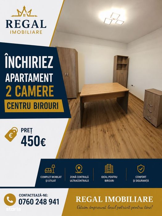Apartament 2 Camere Centru Birouri