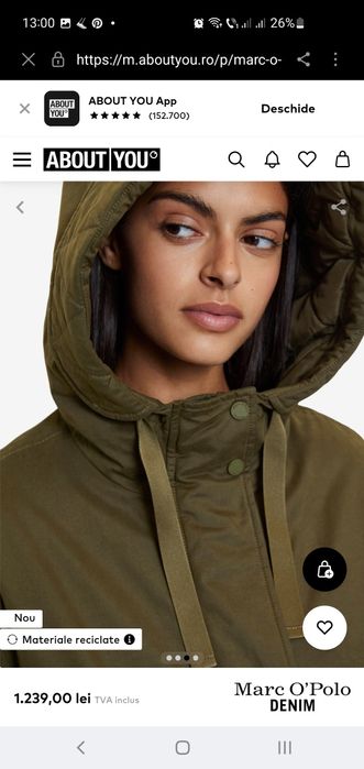 Parka  marime S produs nou