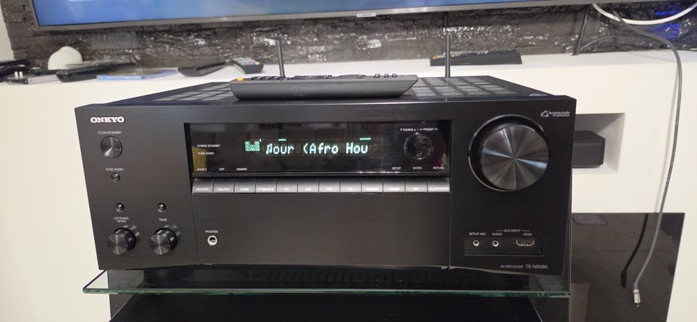 Receiver Onkyo TX-NR686 Dolby Atmos Bluetooth Wifi Tidal,4k,arc