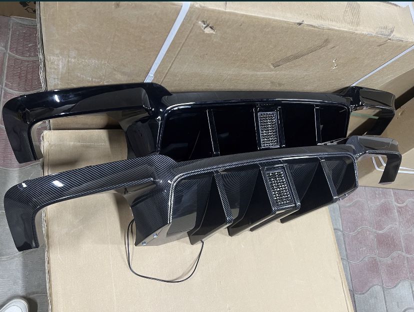 Диффузор BMW F10 губа