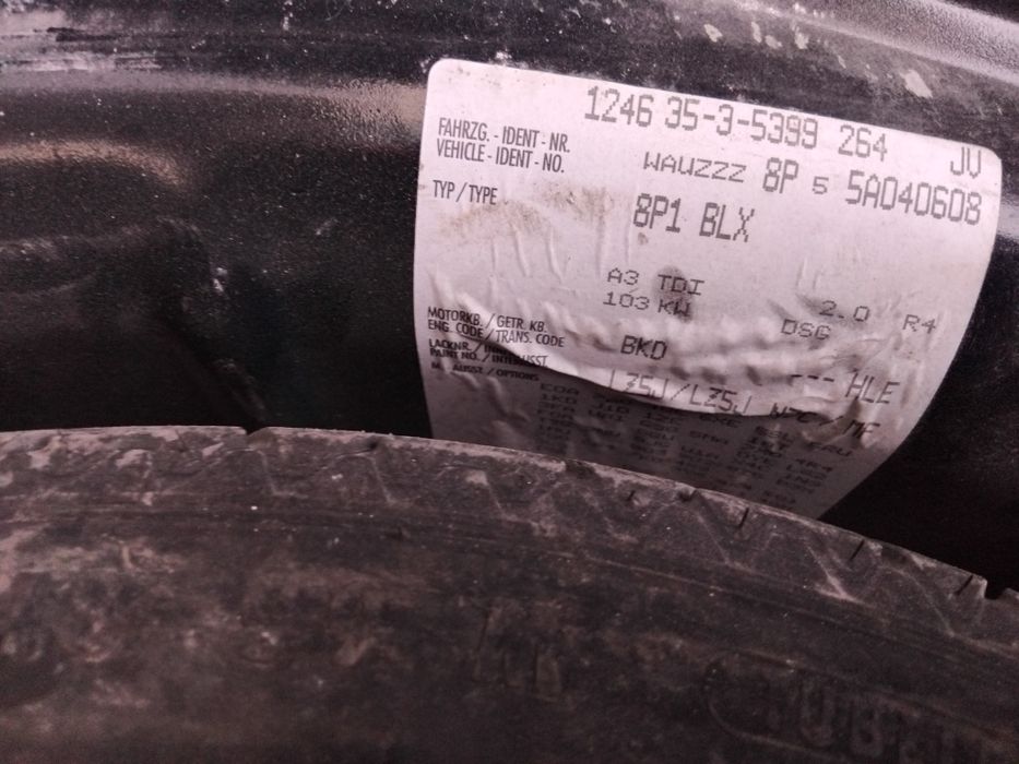 Audi A3 8P 2.0TDI 140кс BKD на части