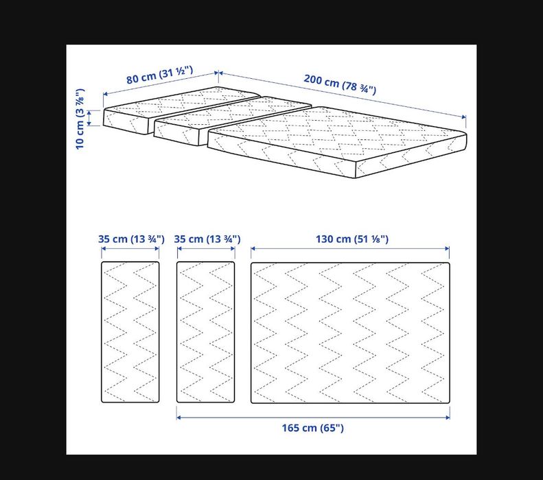 2 paturi Ikea Minnen
