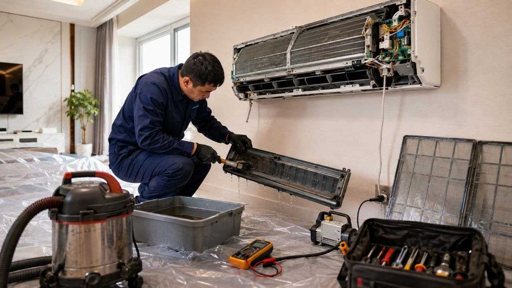 Ремонт кондиционеров Алматы Устраним утечку фреона с гарантией работ