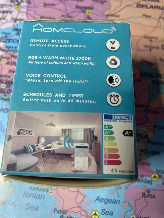 Vand bec smart LED RGB GU10 lumina calda 2700k